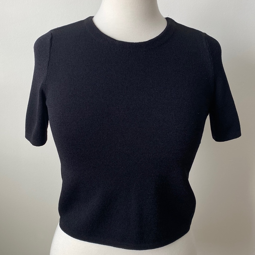 RACHAEL Rachel Roy Black Crop Top Size XS - Picture 1 of 4